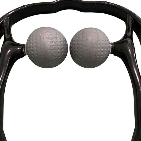 Voyox Handheld Neck Massager Dual Trigger Point Deep Tissue Silicone Tool New - Picture 2 of 5